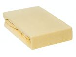 Prześcieradło Frotte z gumką krem ciemny 120x200     003